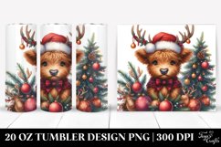 Christmas PNG 20 Oz Tumbler Design Product Image 1