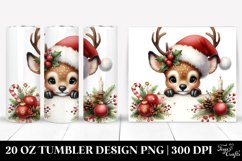 Christmas PNG 20 Oz Tumbler Design Product Image 1