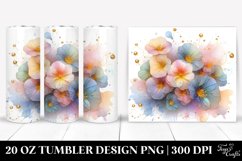 Shiny Nasturtium Tumbler | 20 oz Tumbler Product Image 1