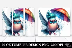 jumping Baby Dove 20 Oz Tumbler Product Image 1