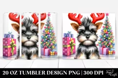 Expressive Baby Miniature Schnauzer, PNG Product Image 1