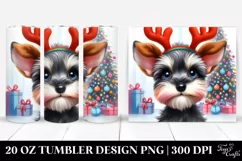 Expressive Baby Miniature Schnauzer, PNG Product Image 1