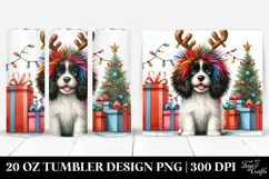 Expressive Baby English Springer Spaniel Winter PNG Product Image 1
