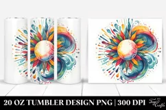 Bright Sun Vibrant Summer | 20 Oz Tumbler Product Image 1
