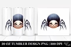 Simple Funny Halloween Spider 20 Oz Tumbler Product Image 1