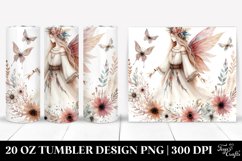 Washed Watercolor Boho Fairy | 20 oz Tumbler Product Image 1