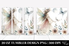 Washed Watercolor Boho Fairy | 20 oz Tumbler Product Image 1