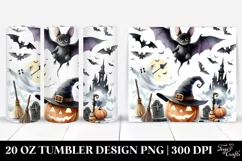 Simple Funny Halloween Bat 20 Oz Tumbler Product Image 1