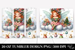 Whimsical Fairy on Cloud with Presents, Transparent 20 Oz Product Image 1