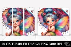 Baby Fairy Posing with Cool Haircut | 20 oz Tumbler Product Image 1