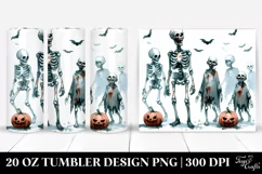 Simple Funny Halloween Undead 20 Oz Tumbler Product Image 1