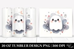 Simple Cute Ghost | 20 Oz Tumbler Product Image 1