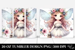 Cute Whimsical Fairy 20 Oz Tumbler Product Image 1