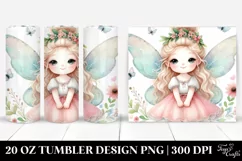 Cute Whimsical Fairy 20 Oz Tumbler Product Image 1