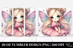 Cute Whimsical Fairy 20 Oz Tumbler Product Image 1