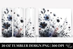 Dark Body Wild Flowers | 20 oz Tumbler Product Image 1