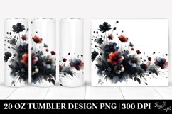 Dark Body Wild Flowers | 20 oz Tumbler Product Image 1