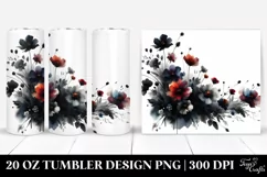 Dark Body Wild Flowers | 20 oz Tumbler Product Image 1