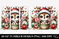 Christmas PNG 20 Oz Tumbler Design Product Image 1