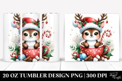 Christmas PNG 20 Oz Tumbler Design Product Image 1