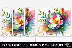 Freesia White Splash | 20 Oz Tumbler Product Image 1
