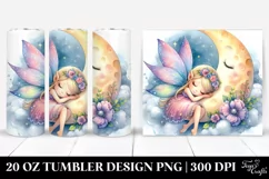 Whimsical Fairy Nap | 20 Oz Tumbler Product Image 1