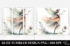Retro Dancing Fairy | 20 oz Tumbler Product Image 1