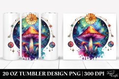 Magical Celestial Mushroom Clipart 20 Oz Tumbler Product Image 1