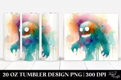 Simple Vibrant Monster | 20 oz Tumbler Product Image 1