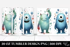 Simple Vibrant Monster | 20 oz Tumbler Product Image 1