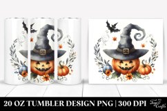 Washed Watercolor Halloween Hat | 20 oz Tumbler Product Image 1