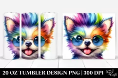 Cute Baby Dog with Piercing, PNG Product Image 1