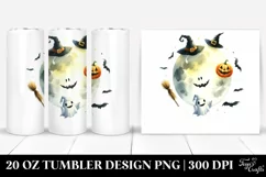 Funny Haloween Full Moon 20 Oz Tumbler Product Image 1