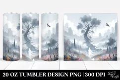Simple Digital Painting GHOST | 20 Oz Tumbler Product Image 1