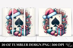 Christmas PNG 20 Oz Tumbler Design Product Image 1