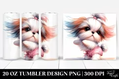 Expressive Baby Shih Tzu 20 Oz Tumbler Product Image 1