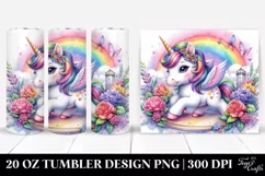 Stage Baby Unicorn Tumbler Design Product Image 1