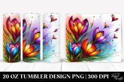 Wooden Crocus Stained Tumbler | 20 Oz Product Image 1