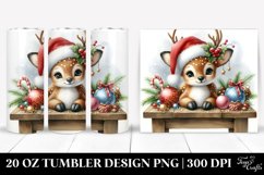Christmas PNG 20 Oz Tumbler Design Product Image 1