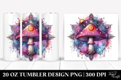 Vibrant Celestial Mushroom 20 Oz Tumbler Product Image 1