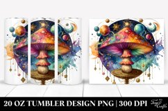 Vibrant Celestial Mushroom 20 Oz Tumbler Product Image 1