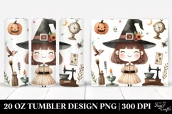 Vintage Quirky Witch | 20 oz Tumbler Product Image 1