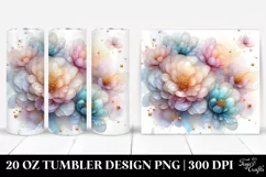 Glossy Peonies, High-Quality 20 Oz Tumbler Product Image 1