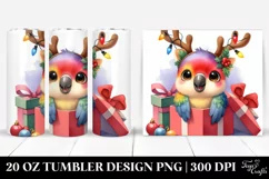 Watercolor Parrot for Halloween, High-Res PNG Product Image 1