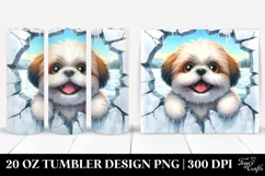 Cute Shih Tzu Smiling | 20 Oz Tumbler Product Image 1