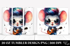 Cute Baby Mouse with Balloons, Sublimation Clipart Product Image 1