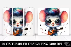 Cute Baby Mouse with Balloons, Sublimation Clipart Product Image 1