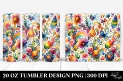 Colorful Whimsical Design | 20 oz Tumbler Product Image 1