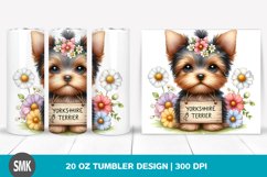 Watercolor Baby Yorkshire Terrier Tumbler Product Image 1