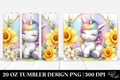 Daffodil Baby Unicorn | 20 oz Tumbler Product Image 1